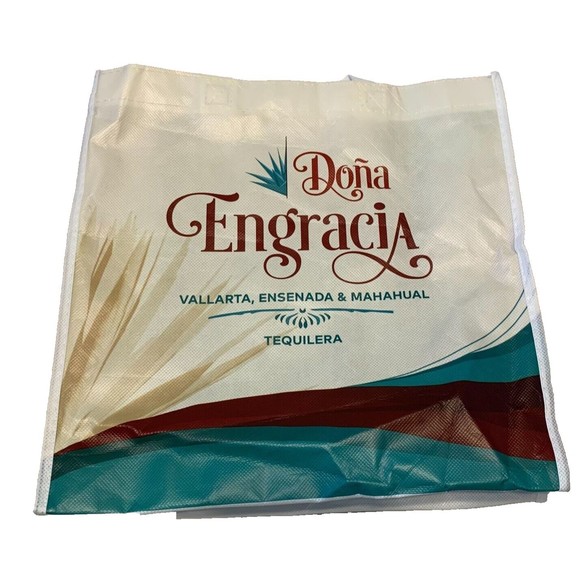 Doña Engracia Vallarta, Ensenada & Mahahual Tequilera Shopping Bags Set of 2 - Picture 2 of 3